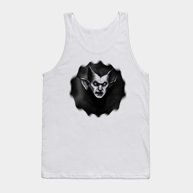 Dracula Tank Top by GothCardz